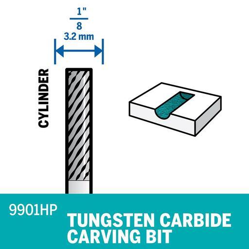 Dremel 9901HP (2.615.990.1HA) 3.2mm MAX Tungsten Carbide Router Carving Bit – image 6