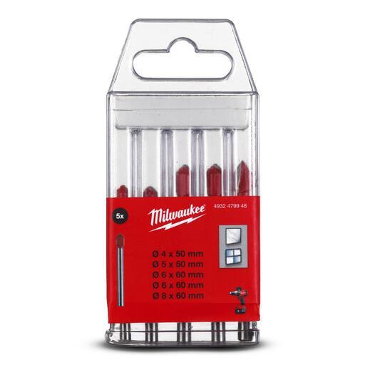 Milwaukee 4932479948  5pce Glass & Tile Bit Set – image 2
