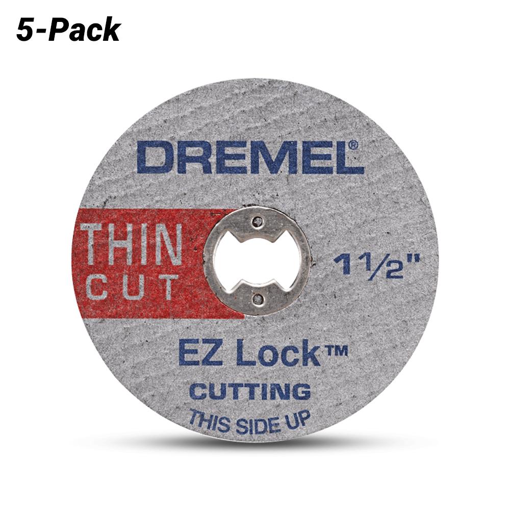Dremel EZ409 (2.615.E40.9AC) 5-Pack 38mm (1.5") EZ Lock Thin Cut Off Wheel – image 1