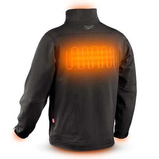 Milwaukee M12HJBLACKX0 12V Li-ion Cordless Black Heated Tough Shell Jacket - Skin Only – image 5