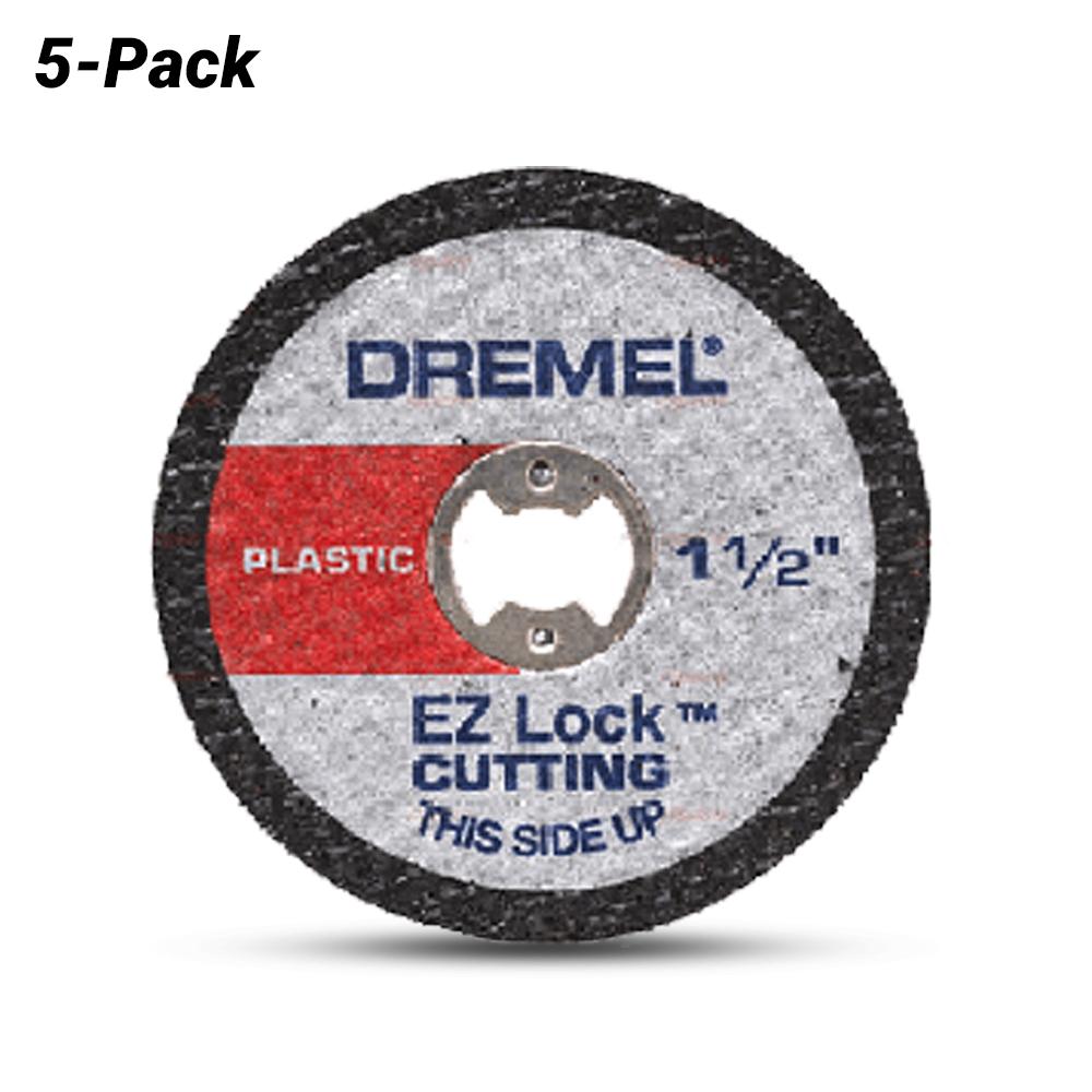 Dremel EZ476 (2.615.E47.6AE) 5-Pack 38mm EZ Lock Plastic Cut Off Wheel – image 1