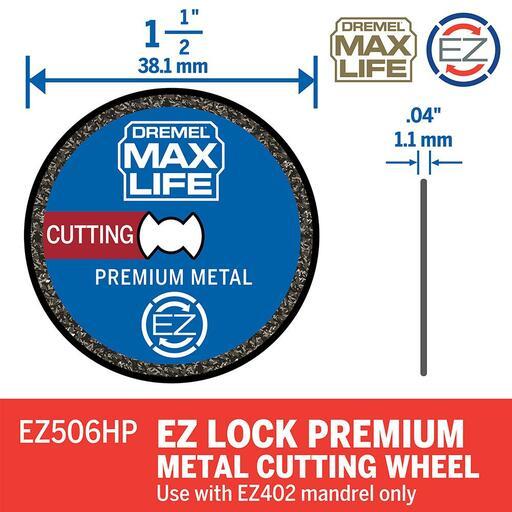 Dremel EZ506HP (2.615.E50.6HA) EZ Lock 32mm MAX Premium Cutting Wheel – image 5