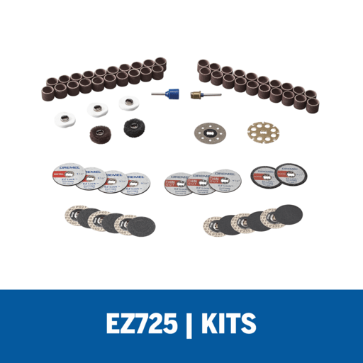 Dremel EZ725 (2.615.E72.5AA) 70pce EZ Lock Multipurpose Accessory Set – image 2