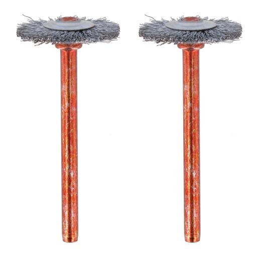 Dremel 2.615.053.0AC 2-Pack 19mm Flat Head Stainless Steel Brush – image 2
