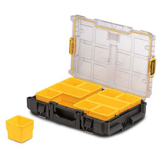DeWalt DWST83394-1 Toughsystem 2.0 Clear Lid Organiser with 10 Removable Deep Cups – image 5