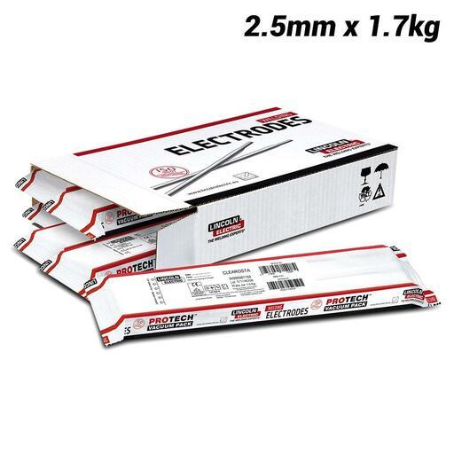 Lincoln Electric 710009 540-Pack CLEAROSTA E 316L Stainless Steel Electrodes 2.5mm x 1.7kg