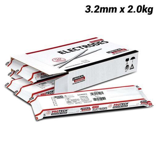 Lincoln Electric 710010 330-Pack CLEAROSTA E 316L Stainless Steel Electrodes 3.2mm x 2.0kg