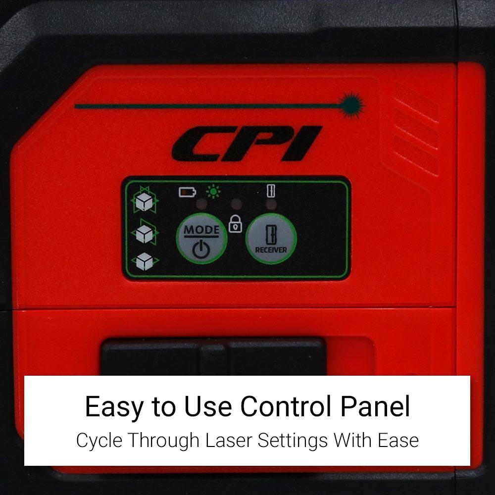 CPI ENERGIZER3D Green Beam 7.8Ah Line Laser