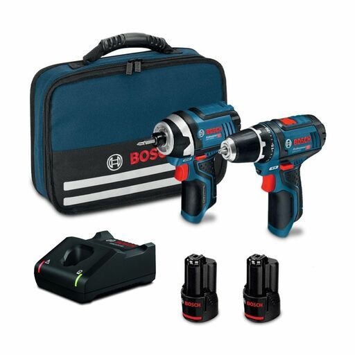 Bosch 12V SCRR 2.0Ah (0.615.990.L1G) 12V 2.0Ah Li-ion Cordless 2pce Combo Kit – image 2