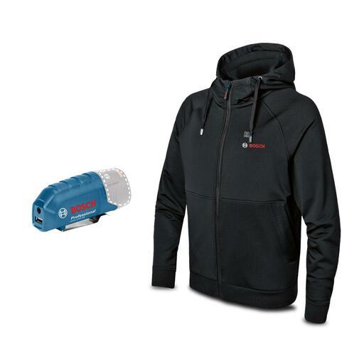 Bosch GHH 12+18V XA 12V Li-ion Cordless Black Heated Hoodie - Skin Only – image 5