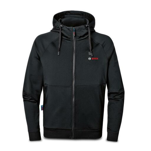 Bosch GHH 12+18V XA 12V Li-ion Cordless Black Heated Hoodie - Skin Only – image 3