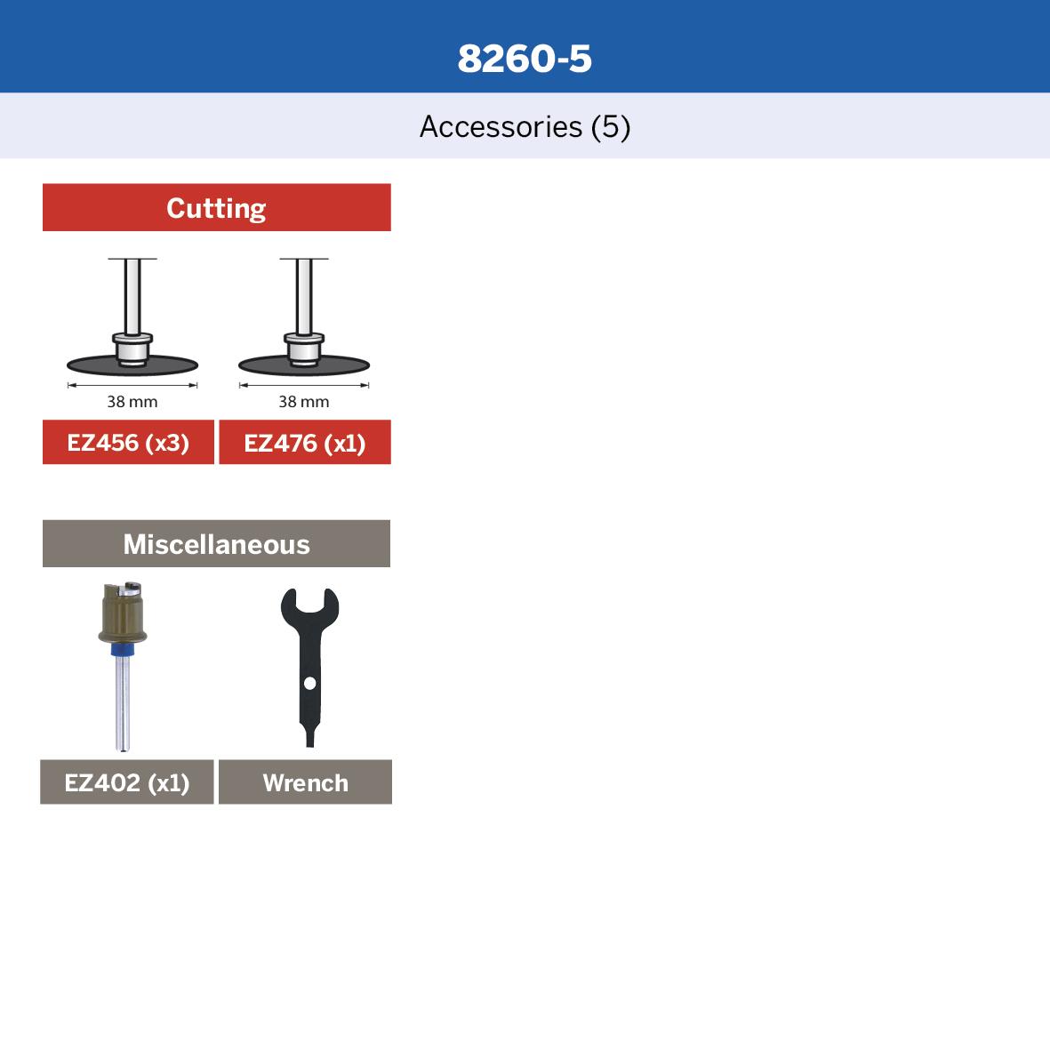 Dremel 8260-5 12V 3.0Ah Cordless Brushless Smart Rotary Tool Kit F0138260NA