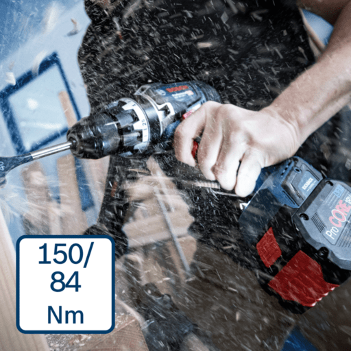 Bosch Professional GSB 18V-150 C Cordless Drill Driver - 18V Brushless, 150 Nm Torque - View #8