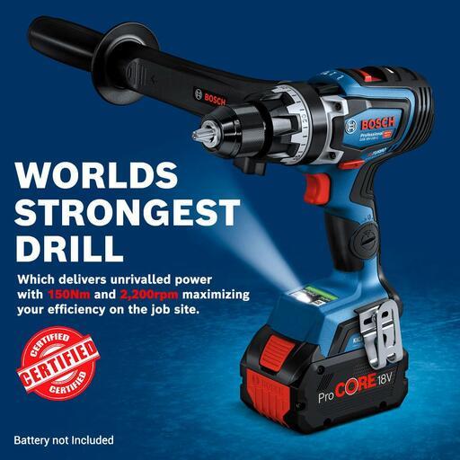 Bosch 0.615.A50.08P 18V 8.0Ah Cordless Brushless BITURBO 2pce Combo Kit – image 15