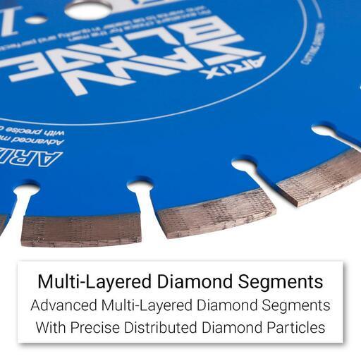 Shinhan SOB350 350mm (14") ARIX Diamond Laser Welded Concrete Blade – image 2