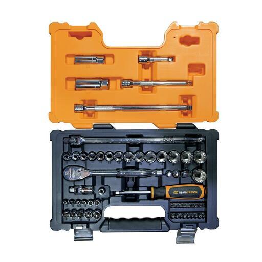 GEARWRENCH 83068N 57pce 1/4" & 3/8" Metric & SAE Socket Set – image 2