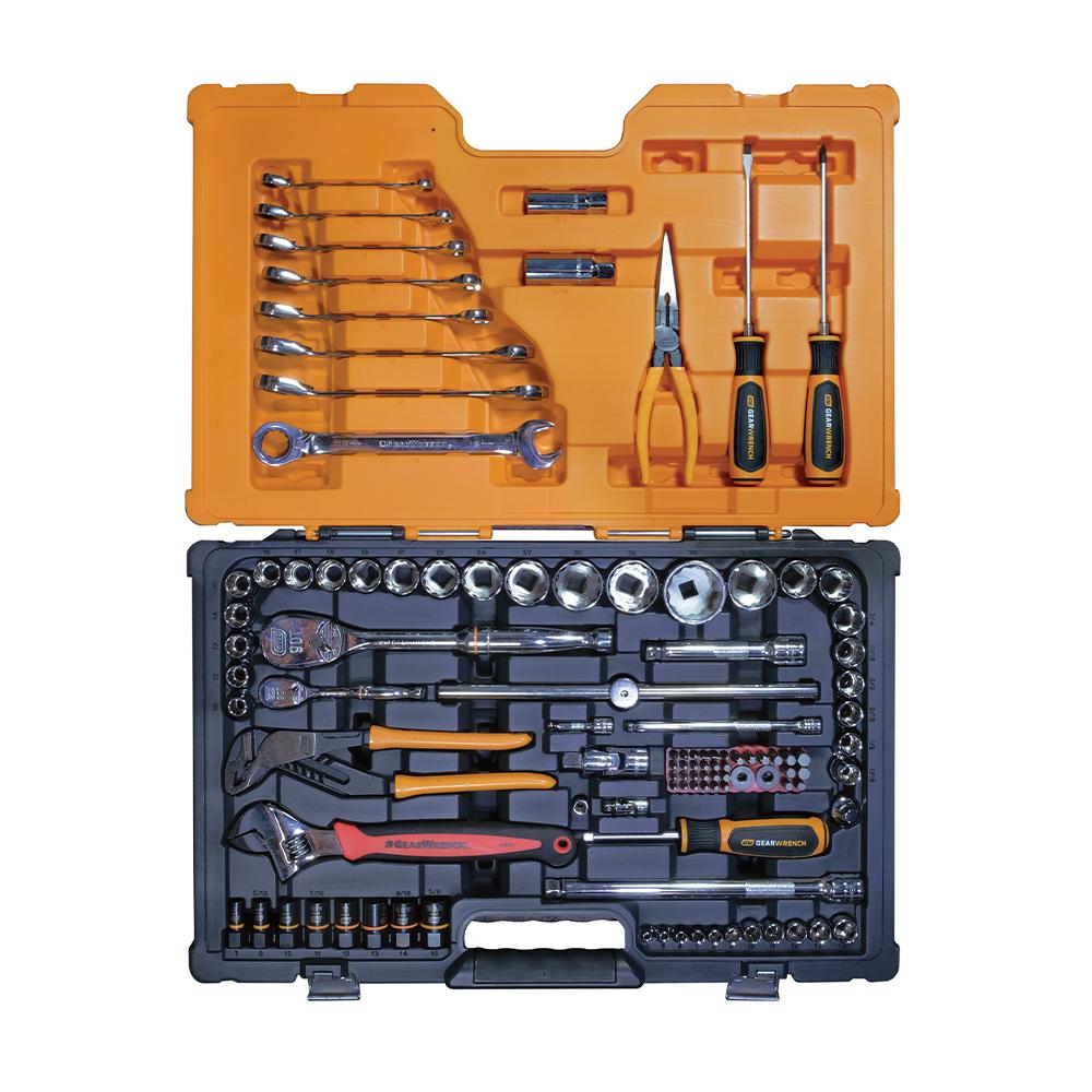 GEARWRENCH Steckschlüsseleinsatz 14 Mm – 1/2 Zoll, Tief, 12-kant, Metrisch (chrompoliert, Korrosionsbeständig)