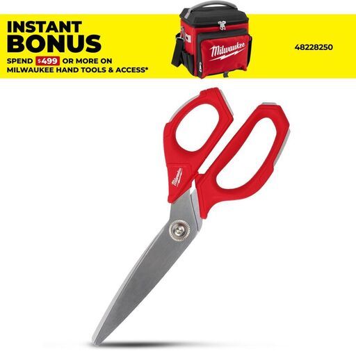 Milwaukee 4932479409 Straight Jobsite Scissors