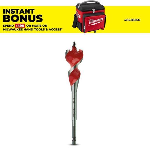 Milwaukee 48130108 32mm x 150mm Speed Feed Wood Auger Drill Bit