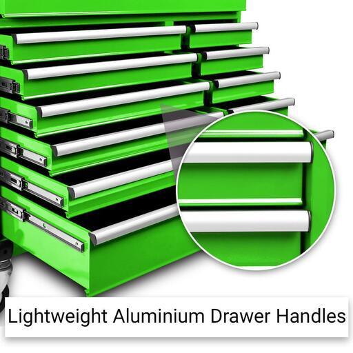 Daytona DG43B 43" 12 Drawer Green Tool Box Roller Cabinet – image 16
