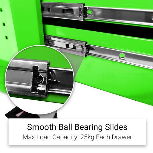 Daytona DG43B 43" 12 Drawer Green Tool Box Roller Cabinet – image 17