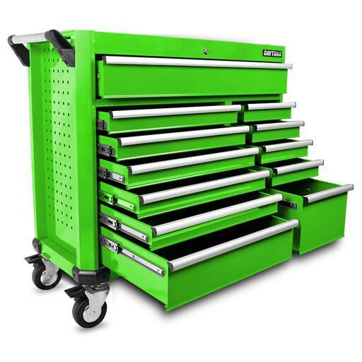Daytona DG43B 43" 12 Drawer Green Tool Box Roller Cabinet – image 2