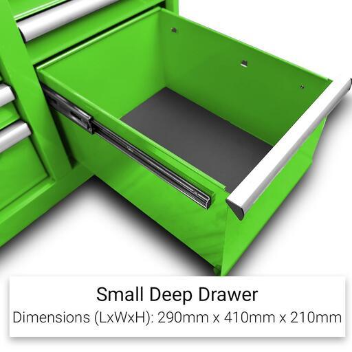 Daytona DG43B 43" 12 Drawer Green Tool Box Roller Cabinet – image 10