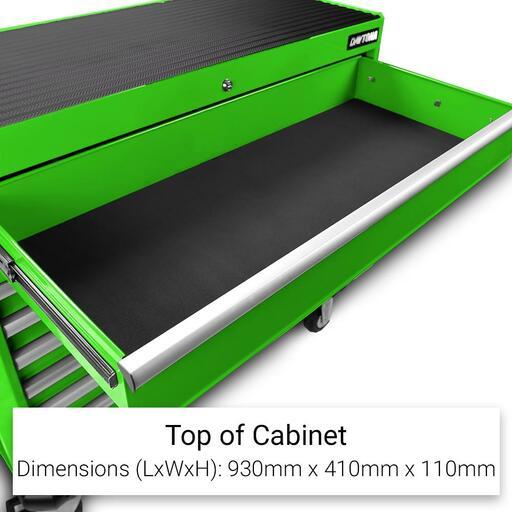 Daytona DG43B 43" 12 Drawer Green Tool Box Roller Cabinet – image 7