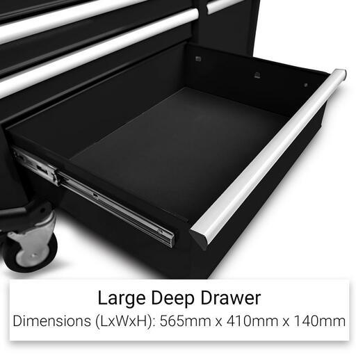 Daytona DB43B 43" 12 Drawer Black Tool Box Roller Cabinet – image 11