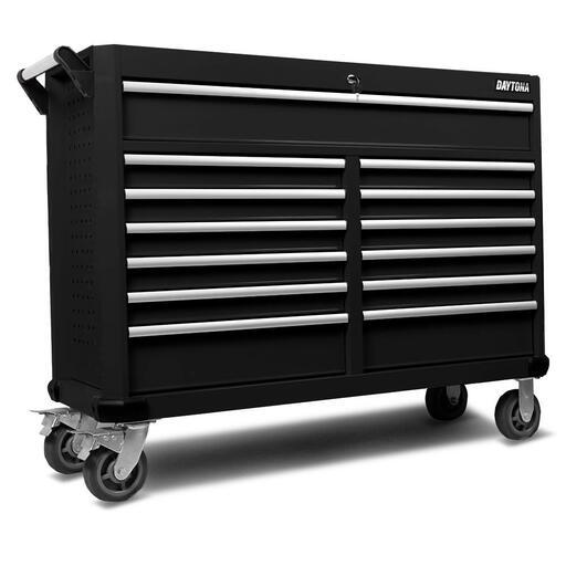 Daytona DB53B 53" 13 Drawer Black Tool Box Roller Cabinet – image 2