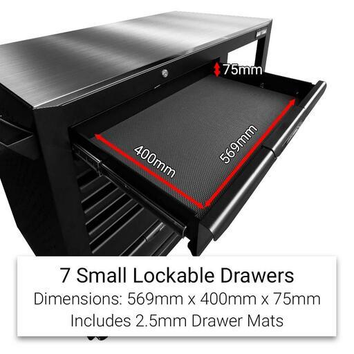 Daytona DWTT45 1145mm (45") 11 Drawer Roller Workstation Tool Trolley – image 11
