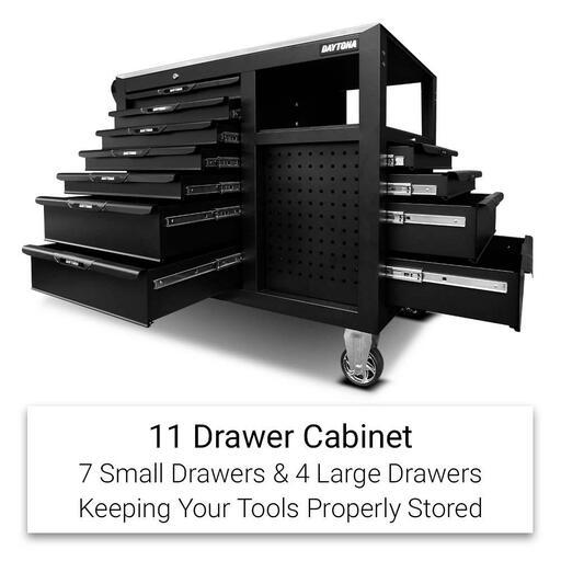 Daytona DWTT45 1145mm (45") 11 Drawer Roller Workstation Tool Trolley – image 4