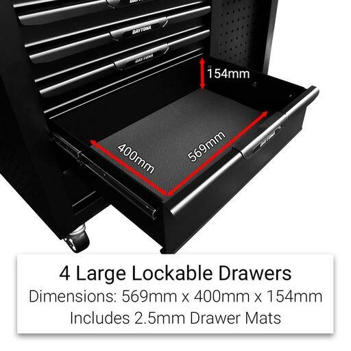 Daytona DWTT45 1145mm (45") 11 Drawer Roller Workstation Tool Trolley – image 12