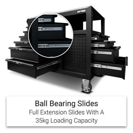 Daytona DWTT45 1145mm (45") 11 Drawer Roller Workstation Tool Trolley – image 10