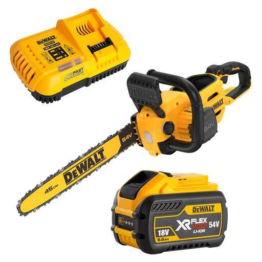 DeWalt DCMCS574X1-XE 54V 9.0Ah FlexVolt Li-ion Cordless Brushless 450mm (18") Chainsaw Combo Kit – image 2