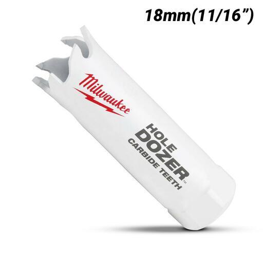 Milwaukee 49560700 18mm (11/16") HOLE DOZER Carbide Teeth Hole Saw – image 2