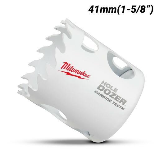 Milwaukee 49560714 41mm (1-5/8") HOLE DOZER Carbide Teeth Hole Saw – image 2