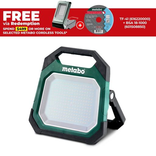 Metabo BSA 18 LED 10000 (601506190) 18V Li-ion Cordless Compact 10000 Lumen LED Work Light - Skin Only
