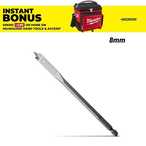 Milwaukee 48270108 8mm Timber Spade Bit
