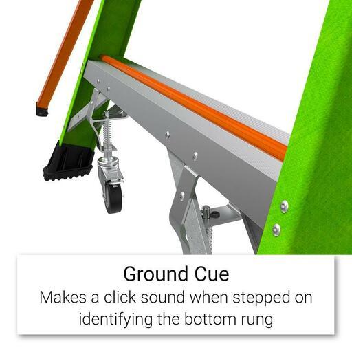 Little Giant Ladder Systems 19706-146 Safety Cage 2.0 (6') 1.7m 150kg Fibreglass Platform Ladder – image 2