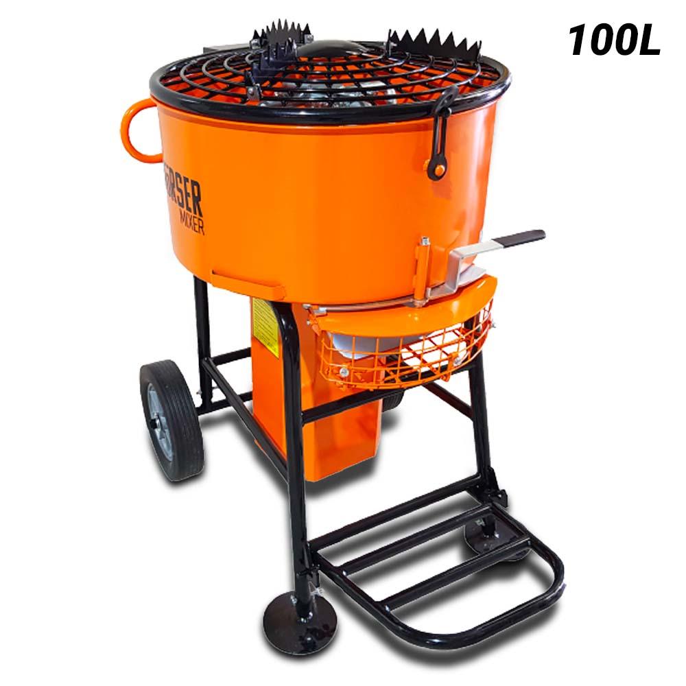 Morser 234001 1100W 240V 100L Electric Forced Action Paddle Cement Mortar Mixer