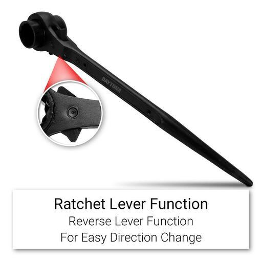 Daytona DP3641 36mm x 41mm Black Finish Ratchet Podger – image 3