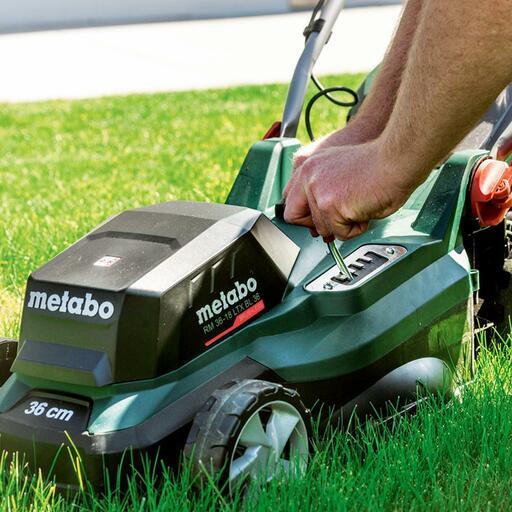 Metabo RM 36-18 LTX BL 36 5.2 K (AU60171620) 36V (18V x 2) 5.2Ah Li-ion Cordless Brushless 360mm (14") Lawn Mower Combo Kit – image 8
