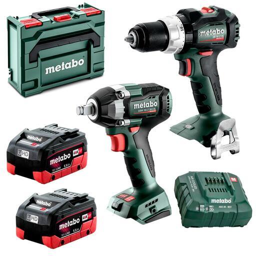 Metabo MET18BL2MB2HD5.5CG (AU68203950) 18V 5.5Ah Li-ion Cordless Brushless 2pce Combo Kit – image 2