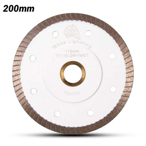 DTA TT200 200mm (8") Turbo White Lightning Diamond Blade
