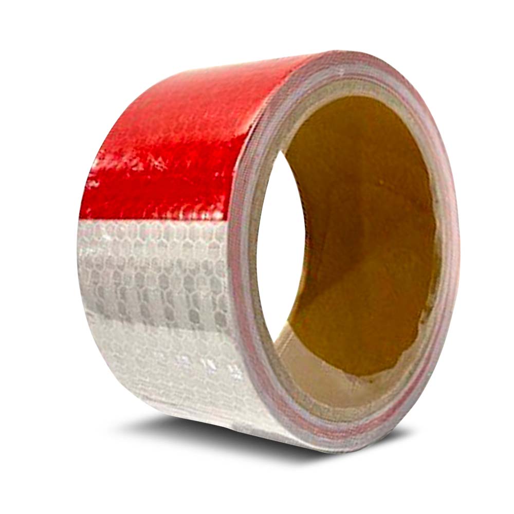 DTA ASAT50X5RRW 50mm x 5m Red & White Reflective Safety Tape – image 2