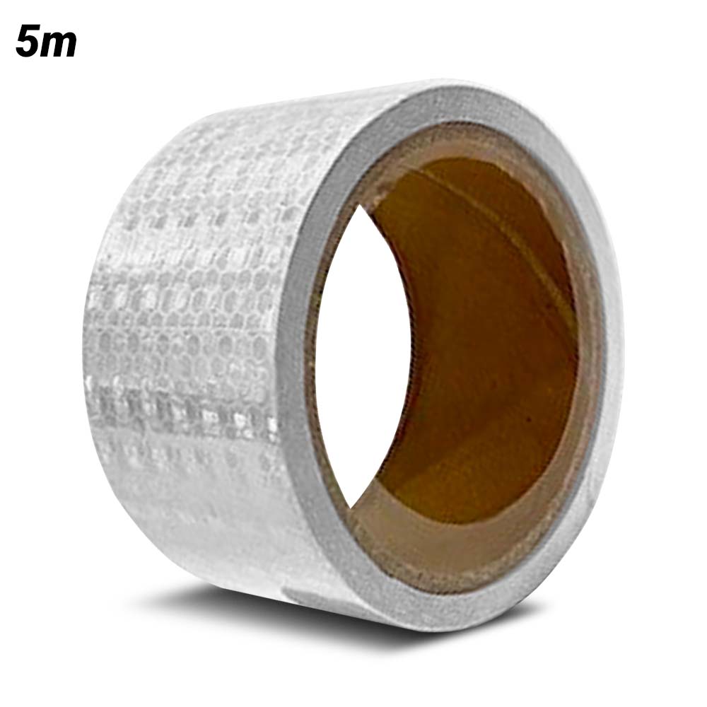 DTA ASAT50X5RW 50mm x 5m White Reflective Safety Tape – image 1