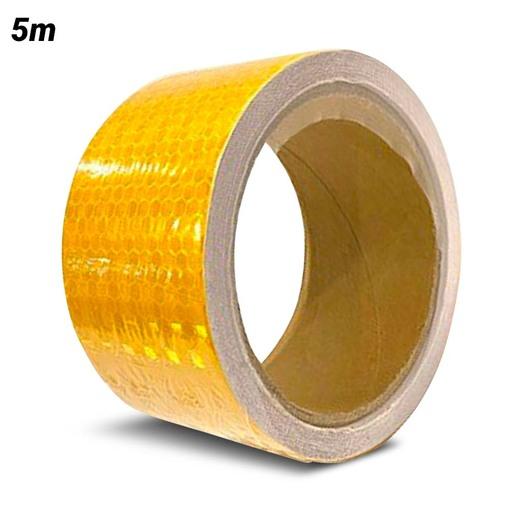 DTA ASAT50X5RY 50mm x 5m Yellow Reflective Safety Tape