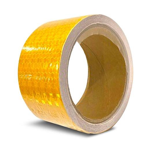 DTA ASAT50X5RY 50mm x 5m Yellow Reflective Safety Tape – image 2