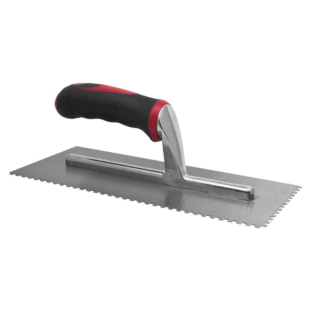 DTA BSTR15 15mm Stainless Steel Adhesive Trowel with Rubber Handle – image 2